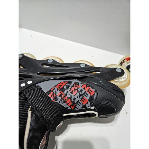 Bladerunner Inline Roller Skates Youth Adjustable Size 5-8 Black Red - Picture 7 of 16